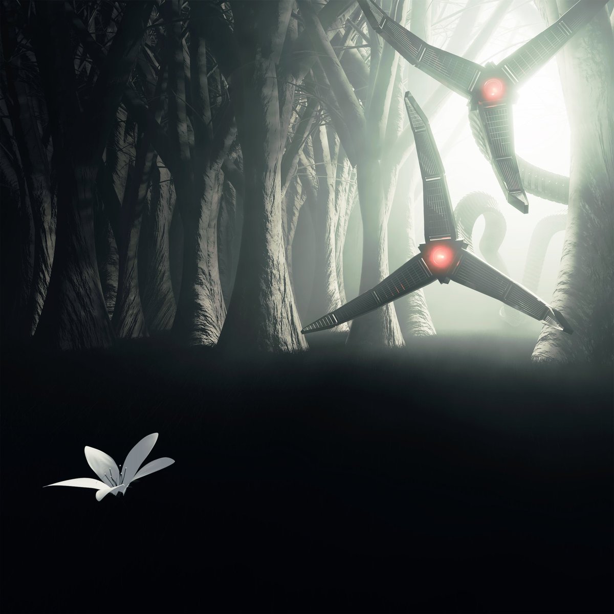 ibbiepop's tweet photo. Name: Encroach (remake)
.
.
.
.
.
.
.
#art #artist #artwork #digitalart #artistic #illustration #digitalillustration  #digitalartwork #adobeillustrator #abstract #nature #robot #technology #nier #landscape #blender #3dart #future #halloween #danger #dystopia https://t.co/YBTlAHfVuO