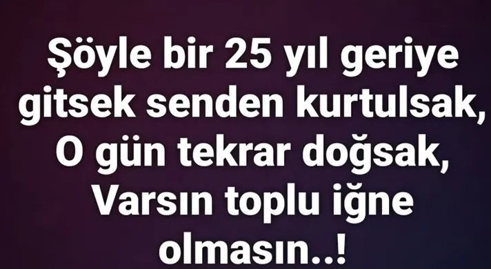 Ahhh keşke 😏
