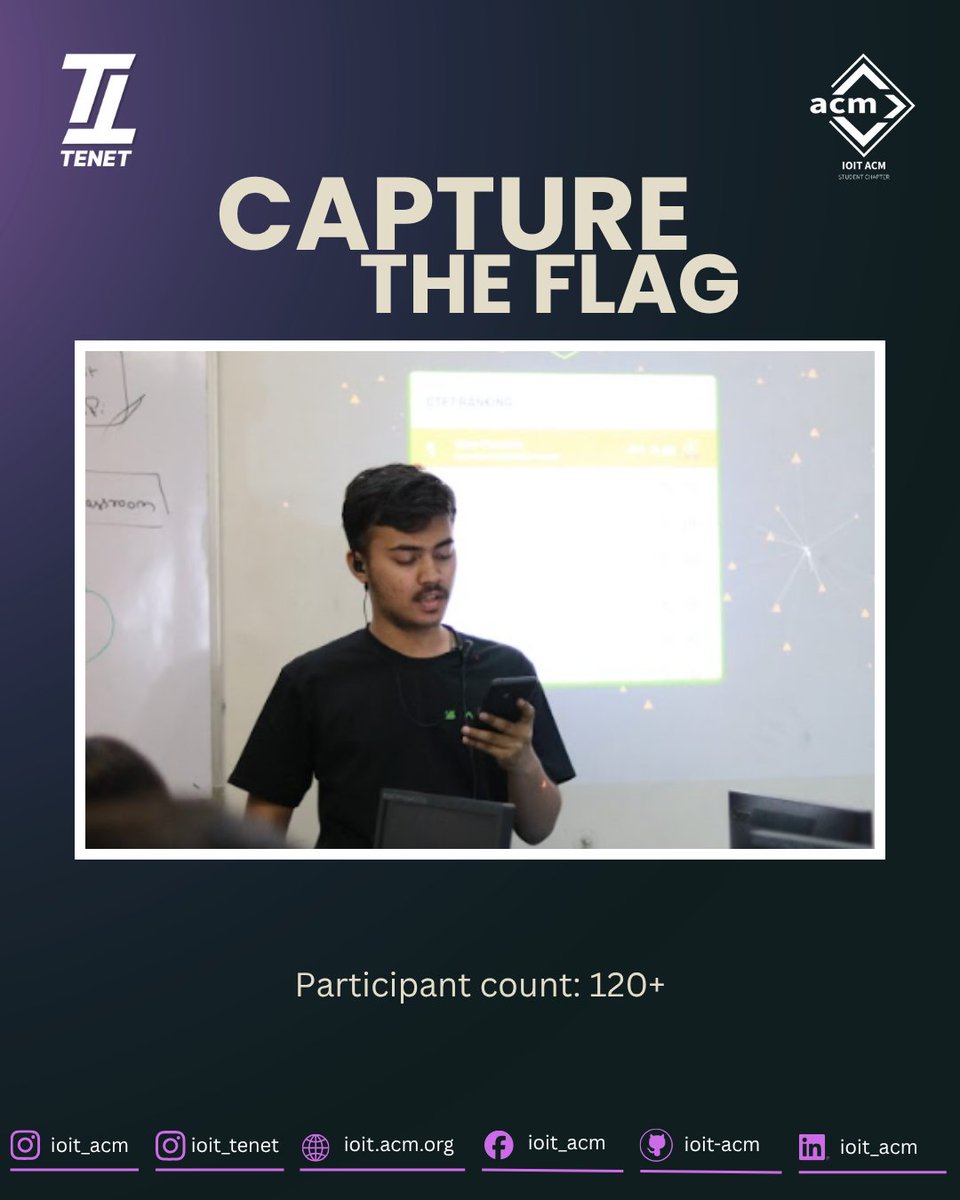 IOIT_ACM's tweet photo. Every breakthrough demanded precision, logic, and teamwork, turning the competition into an intense test of intellect and digital resilience.
#TENET #TENET25 #AISSMSIOITACM #ioitacm #acmioit #ACMStudentChapter https://t.co/C4UlZHEiXN
