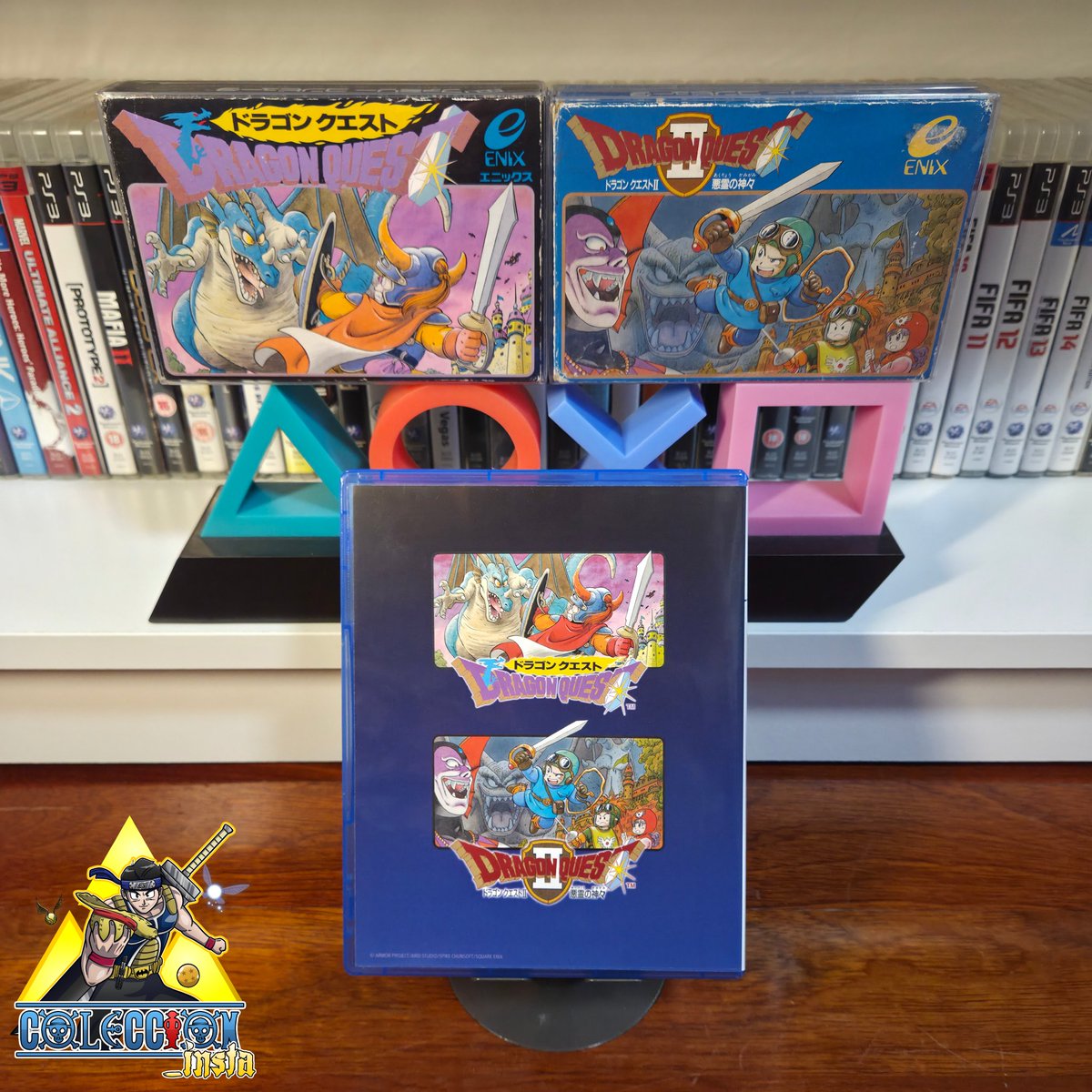 Coleccion_inst's tweet photo. Un detalle de la  edición física del DQ 1 &amp; 2 HD-2D es incluye una portada reversible que muestra la ilustración clásica de las cajas originales, permitiendo a los jugadores elegir su portada favorita.
#DragonQuest https://t.co/vLSTL9HmKl