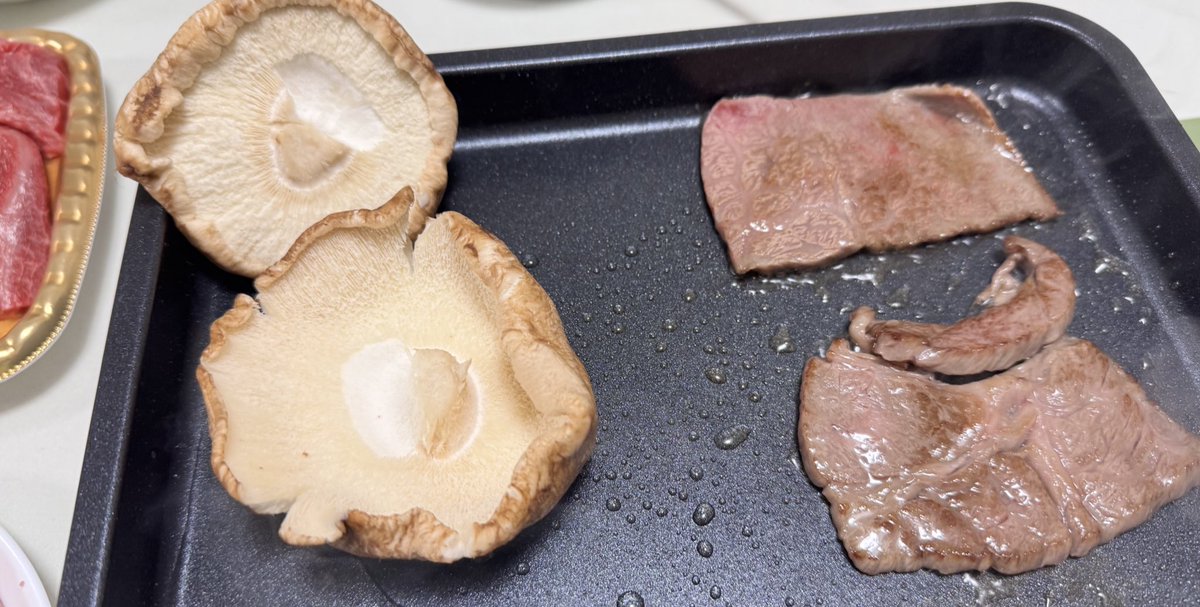 椎茸につられました🍄😊