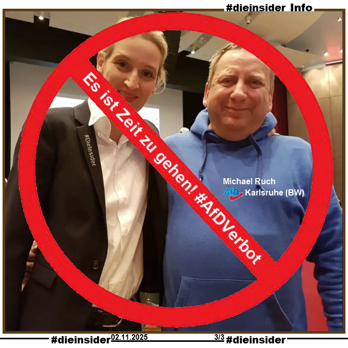 Erst die Nazi-Parolen und dann das große "Mimimi" und die Justiz ist schuld! #AfDVerbot

#LautGegenNazis #NiemalsAfD 
#MichaelRuch #Karlsruhe
#Antifa #Antifaschismus #GemeinsamGegenHass 
#DieInsider