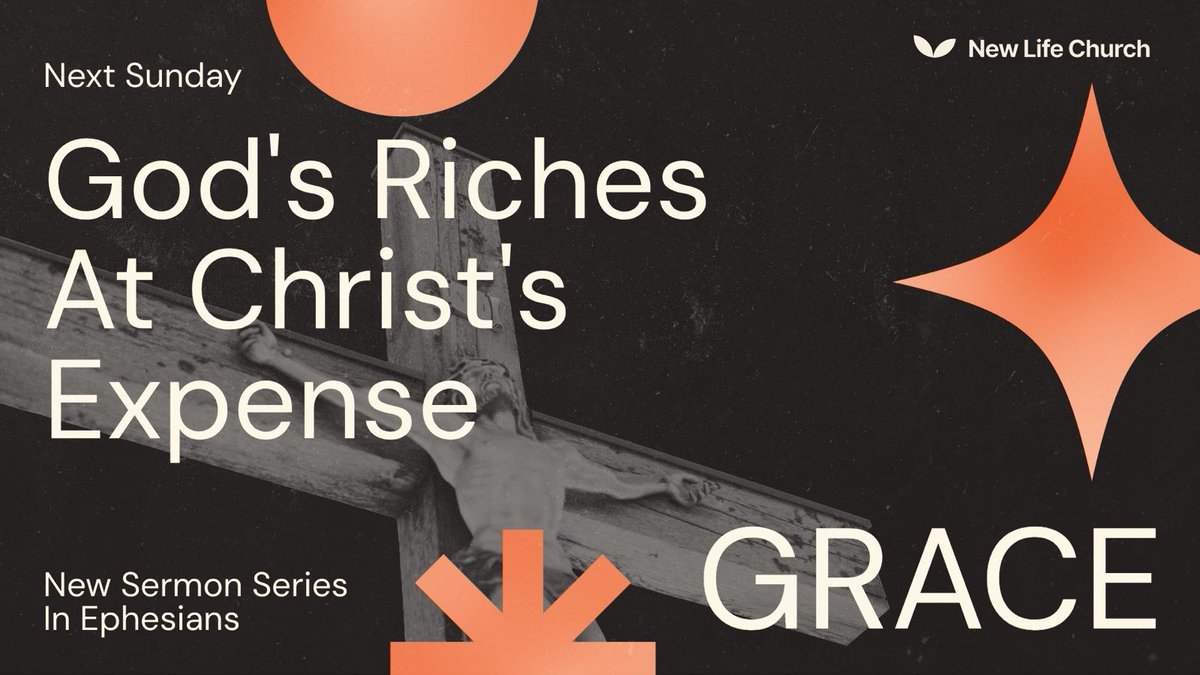 New sermon series starting this morning… prayer at 10.30am, worship service 11am