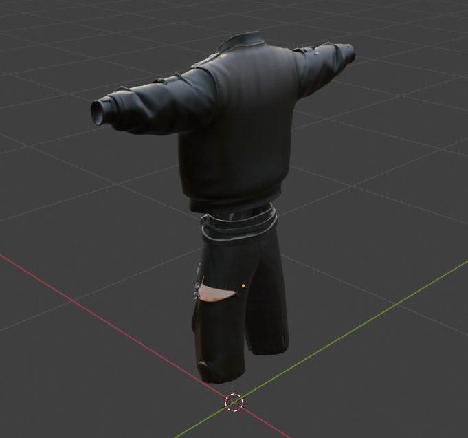 VertexMesh's tweet image. A VRC avatar outfit in progress 🔥🔥🔥.DM for your avatar model, collabs welcome . #vtuber #vrchats #vrchat #3d #3dmodels #VRC #hololive #blender #Unity