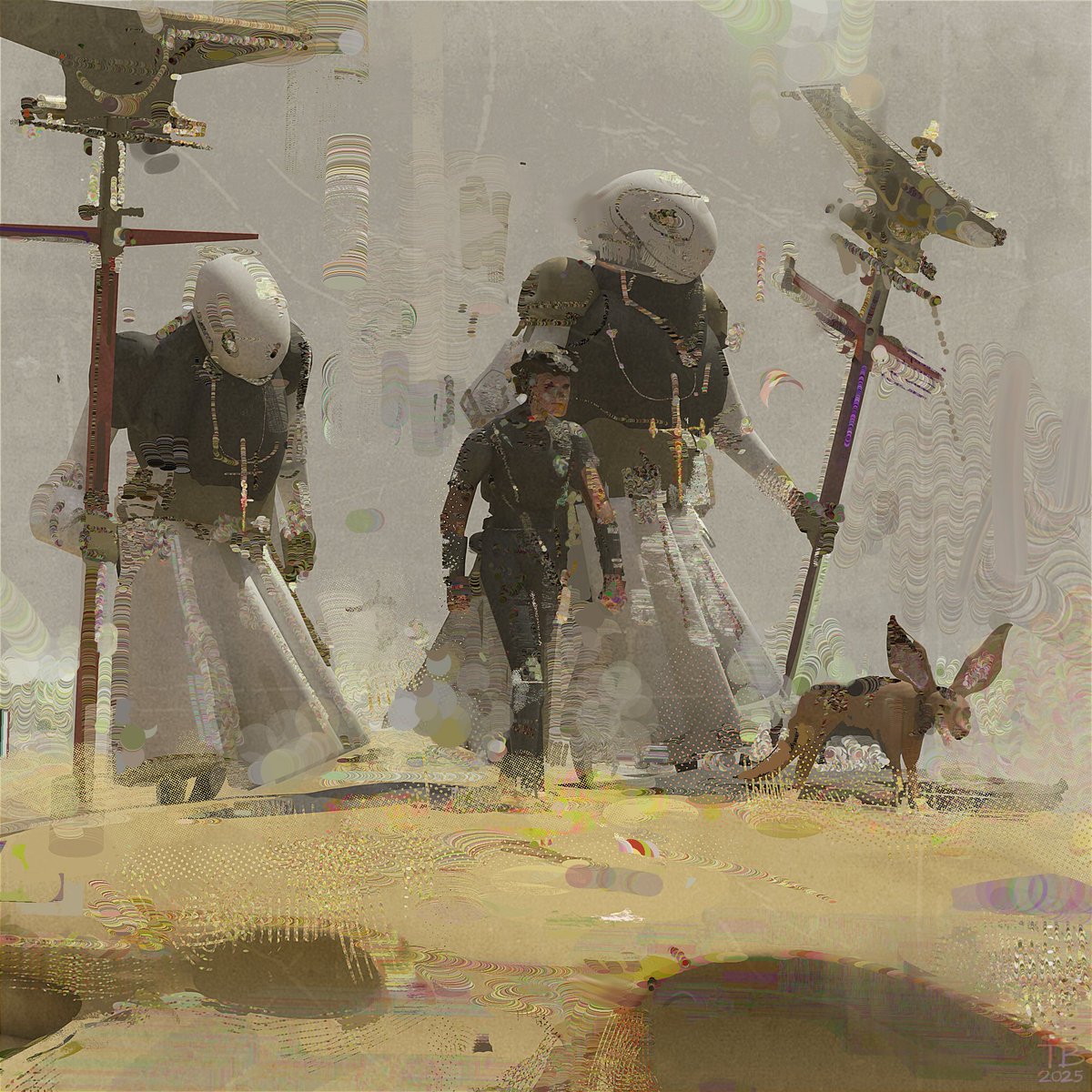 SquarePaint 1 - Sand Vibrations

 Exploring the digital medium further, finding interesting ways to paint light, volumes, their perception and expression.

#digitalpainting #digitalart