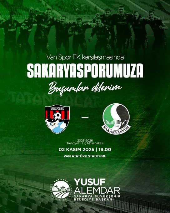 Sakaryaspor’a Van Spor FK Karşılaşmasında Başarılar
