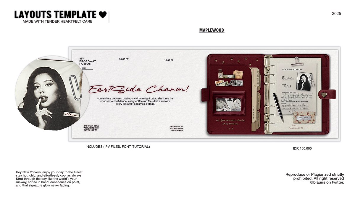 blauirs's tweet image. any interaction would be appreciated ♡ 

attention new yorkers ★____★ my catalog layout template is finally here for creatives who like to do it with style and confidence. designed for those who want their projects to stand out. own it and do not miss out, girlies!

#zonauang