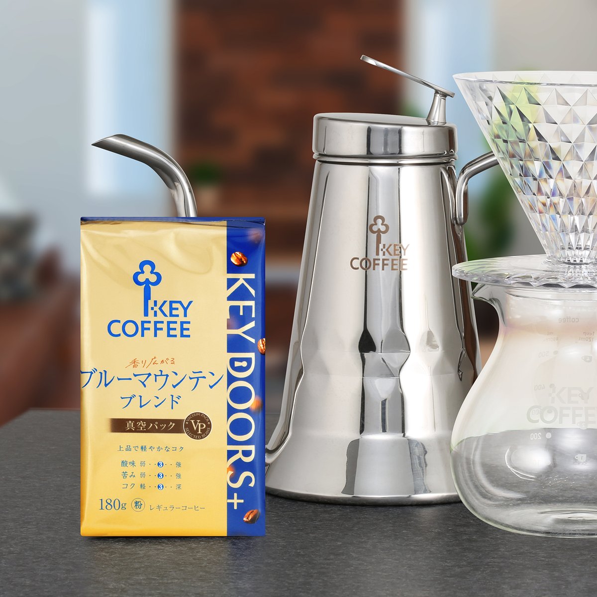 KEY COFFEE ブルーマウンテンブレンド 貯金缶 KEY COFFEE ブルーマウンテンブレンド 貯金缶 KEY COFFEE ブルー