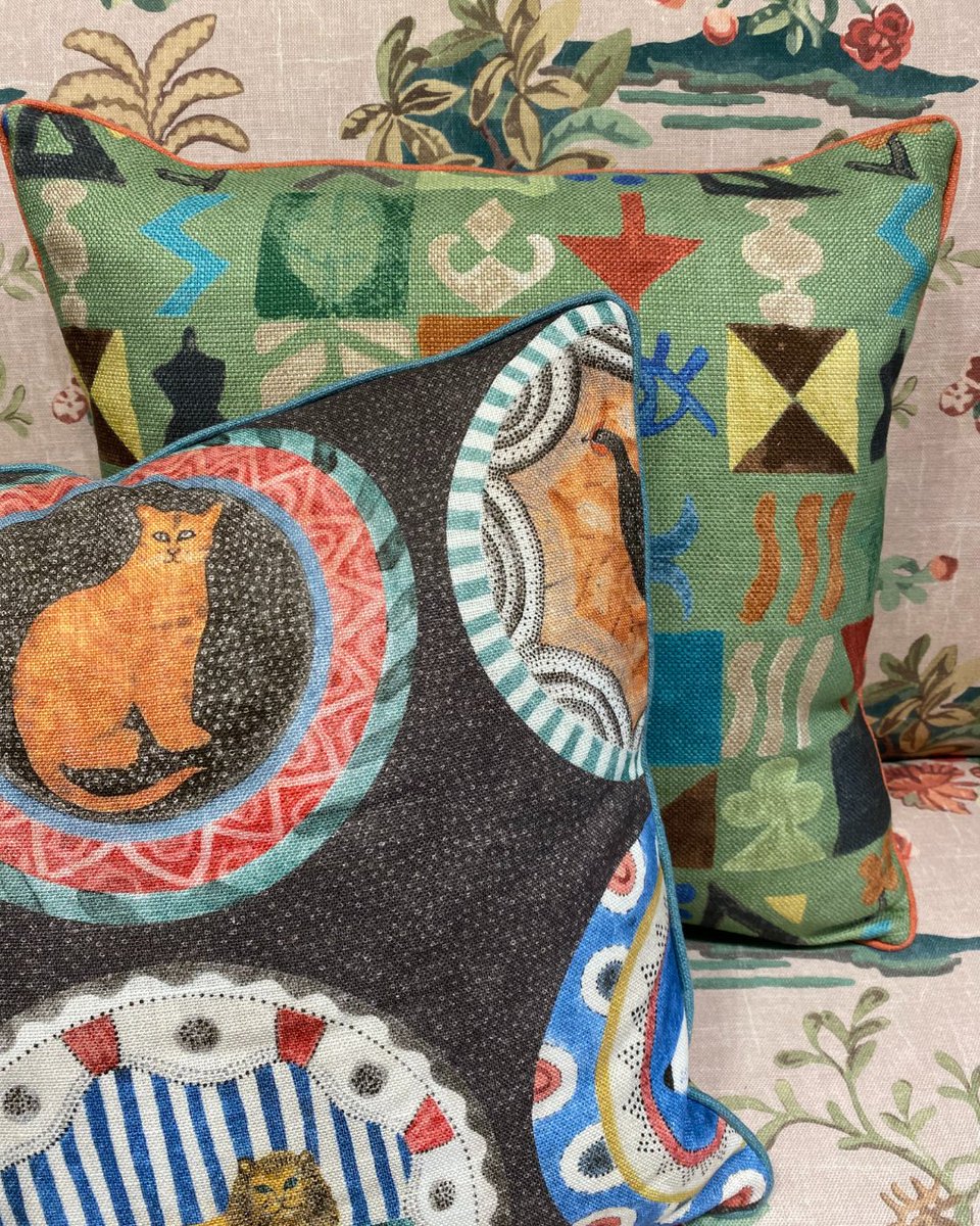 Layer interiors with colour, pattern, and personality with our Kit Kemp cushions.
Perfect for adding charm to cosy corners or layering across sofas and beds, this timeless collection of ready-made cushions features beautiful @kitkempdesignthread designs.
#gpjbaker #cushions