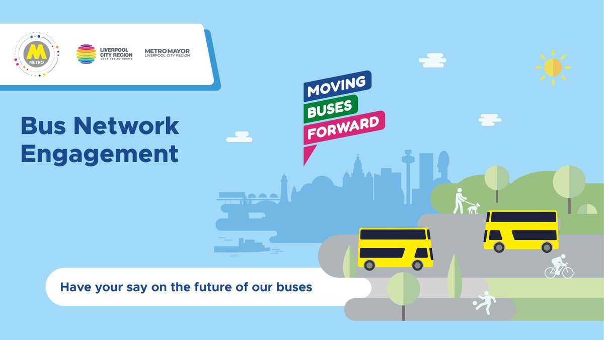 LpoolCityRegion's tweet photo. 🚍🚨 One week left to have your say on our #MovingBusesForward consultation.

We’re inviting Wirral bus users to have their say on the changes they would like to see on the local bus network. 

Have your say on your local network 👉 https://t.co/rCKEV4JaK0

@Merseytravel @wirralcouncil