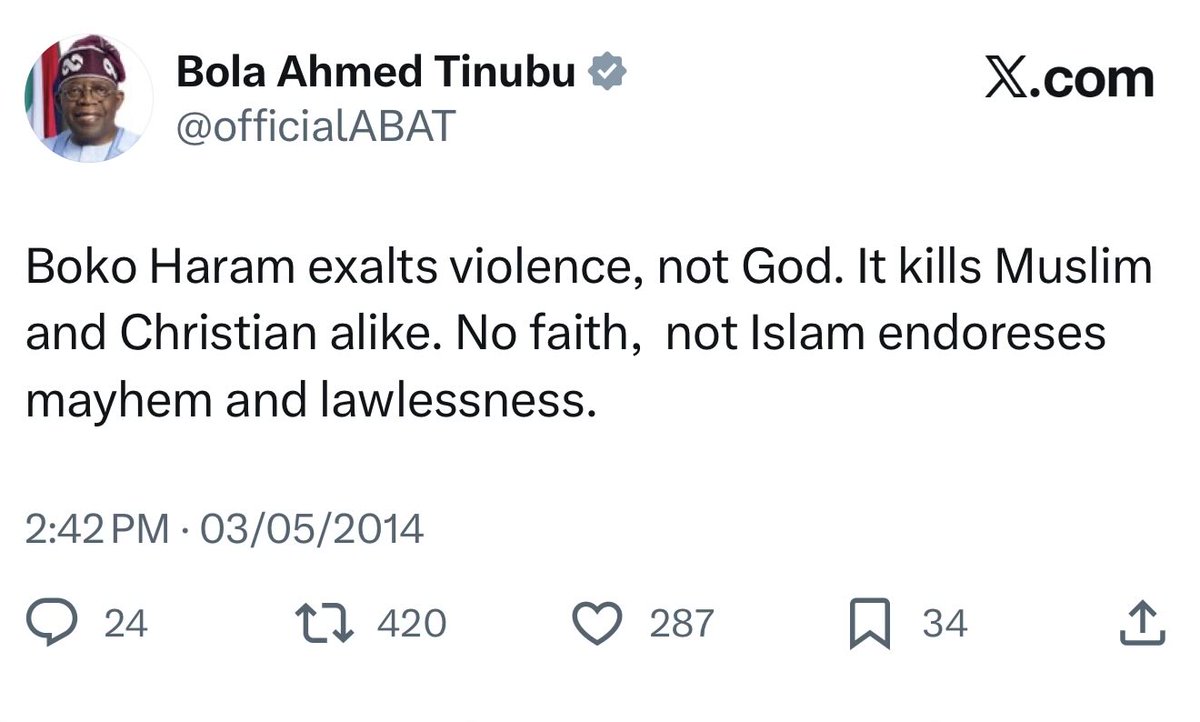 abdullahayofel's tweet image. President Tinubu May 3, 2014👇
Don&apos;t say anything just Retweet 🔥