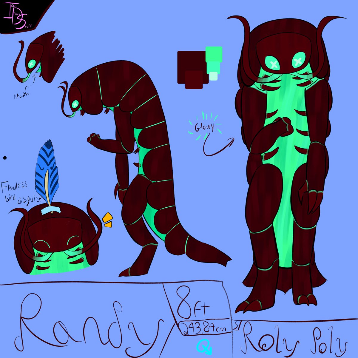 IlianDrawsStuff's tweet photo. Randy the roly poly. https://t.co/RpxCgCRTKi
