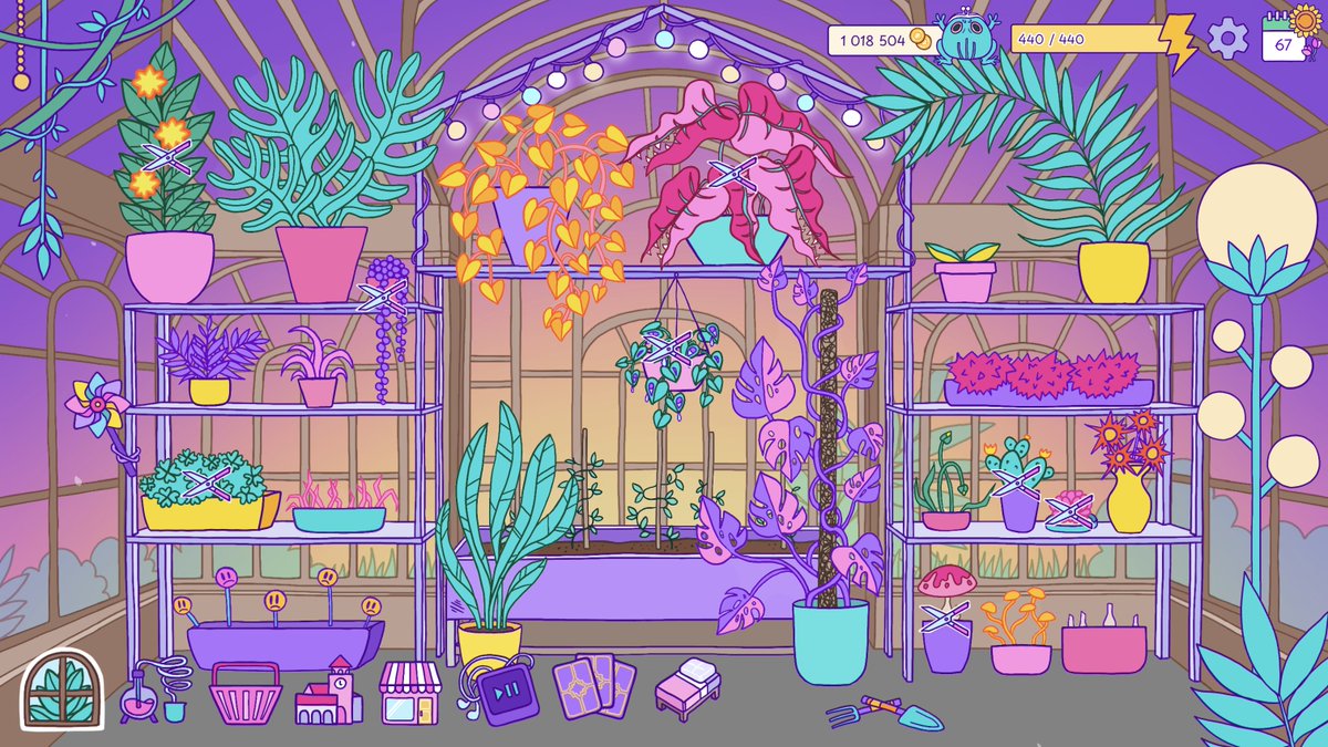 Lya_Mgtt's tweet image. Magical Greenhouse is taking part in the Shop Keeper Event organized by @rogueducknet ✨🌸
Spotted some friends&apos; games: Glimvale from @Starxiss + @isiodae &amp;amp; Kokoro Kitchen from @Axie_Lotls 💖
#indiegames #indiegamedevs #cozygames #SteamShopKeepers
