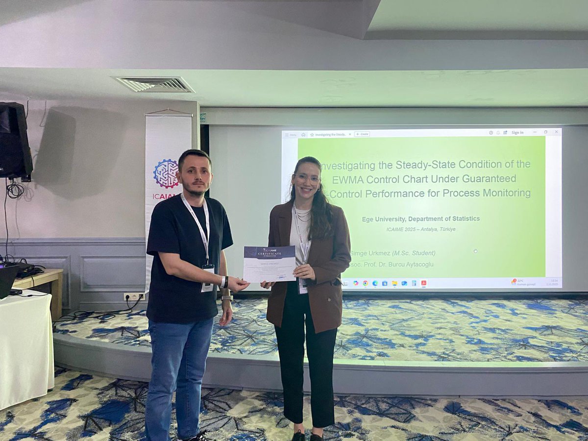 icaiame's tweet photo. Mühendislikte Yapay Zeka ve Uygulamalı Matematik Uluslararası Konferansımız 3. Gün bildiri sunumları ile devam etmektedir. #icaiame https://t.co/sHKEzBBQdo