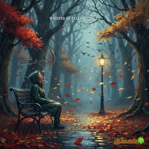 【個展 第三章】
Whisper of Falling Leaves🍁

suno.com/s/Sg7PNYlvL922…

風の声に耳を澄ます
静かな雨の中
木々は語りかけるように
ひとひら、またひとひらと落ちてゆく

忘れられてゆくことの美しさ
儚さの中に宿る温もりを
僕は今、確かに感じている

🎨 Art : <a href="/kae_desan/">楓隆寿（カエデ・ルージュ） ＠妄想図鑑が世界を変える？【異世界トランザニヤ物語】(#イセトラ)作者。</a> 

#AIart × #MusicCollab