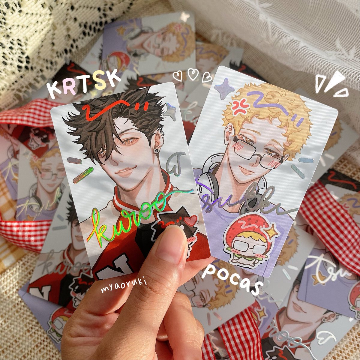 MyaoRuki's tweet image. They’re here! 🥺💖 #krtsk #hq