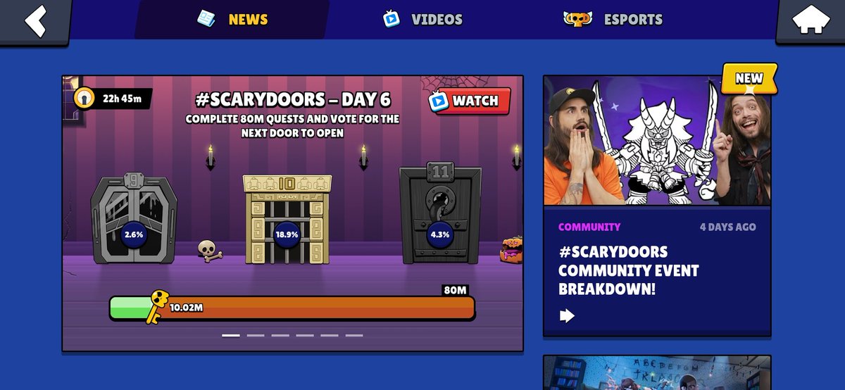 #scarydoors #brawlstars me pick door me want gem  💎