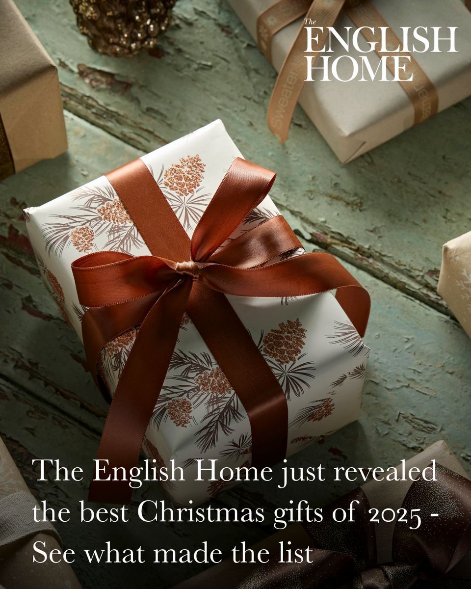 Indulge loved ones with The English Home’s gift guide to this year’s most desirable gifts for home and garden. Read more⬇️ 
theenglishhome.co.uk/buyers-guide/s…