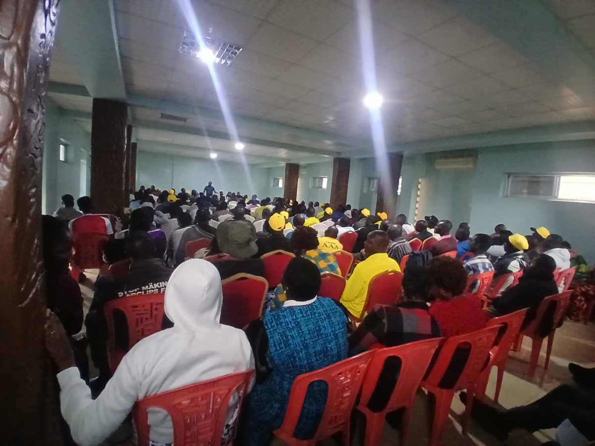 Hon. <a href="/Mapenduzi_Ojara/">Mapenduzi</a> meets LCs and NRM flag bearers.
Pertinent matters discussed include mobilisation for President <a href="/KagutaMuseveni/">Yoweri K Museveni</a> and strengthening supports for Bardege-Layibi Village SACCOs.
<a href="/AnitahAmong/">Anita Annet Among</a> <a href="/mkainerugaba/">Muhoozi Kainerugaba</a>