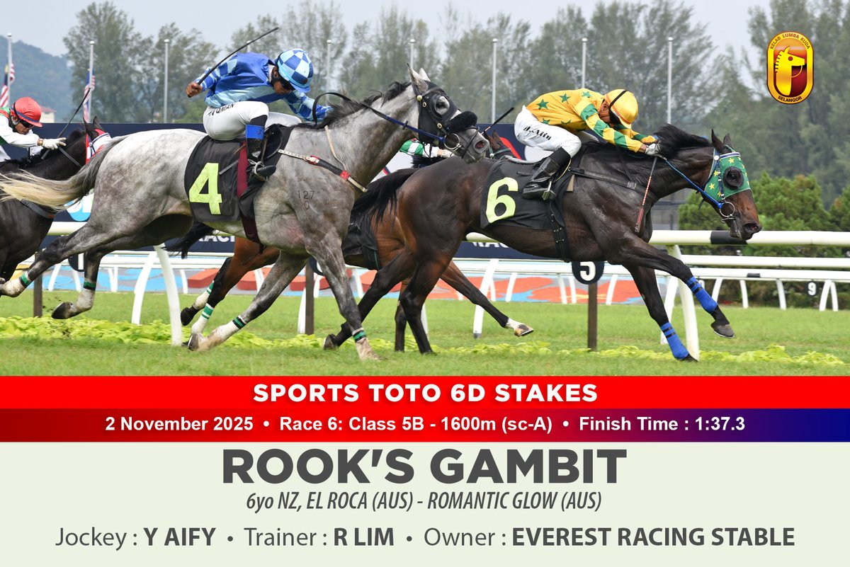 Selangor Turf Club (@selangortc) on Twitter photo 