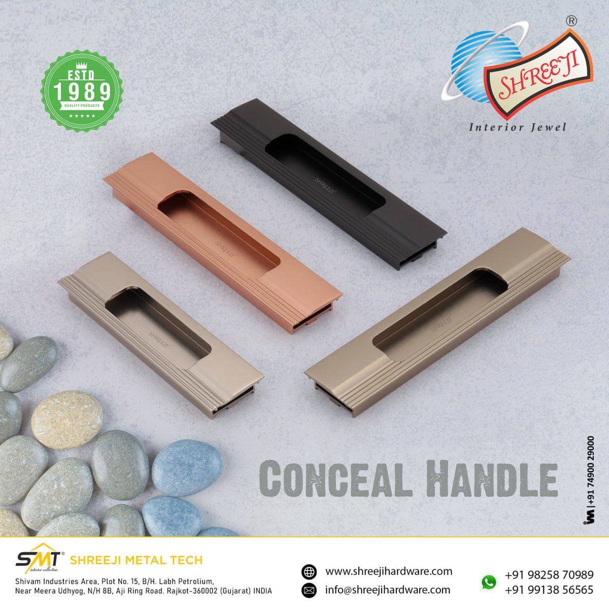 ibais_hardware's tweet photo. SHREEJI METAL TECH (RAJKOT)
For enquiry via WhatsApp click:
https://t.co/J441a0UA2V
Mr. Dharmikbhai - 98258 70989
Helpline No. : - 99138 56565
#pullhandles #interiordesign #hardware #doorhandles #doorhardware #doors #dooraccessories #doorhandle #design
.
@ibais_hardware https://t.co/cA2QPRxhzW