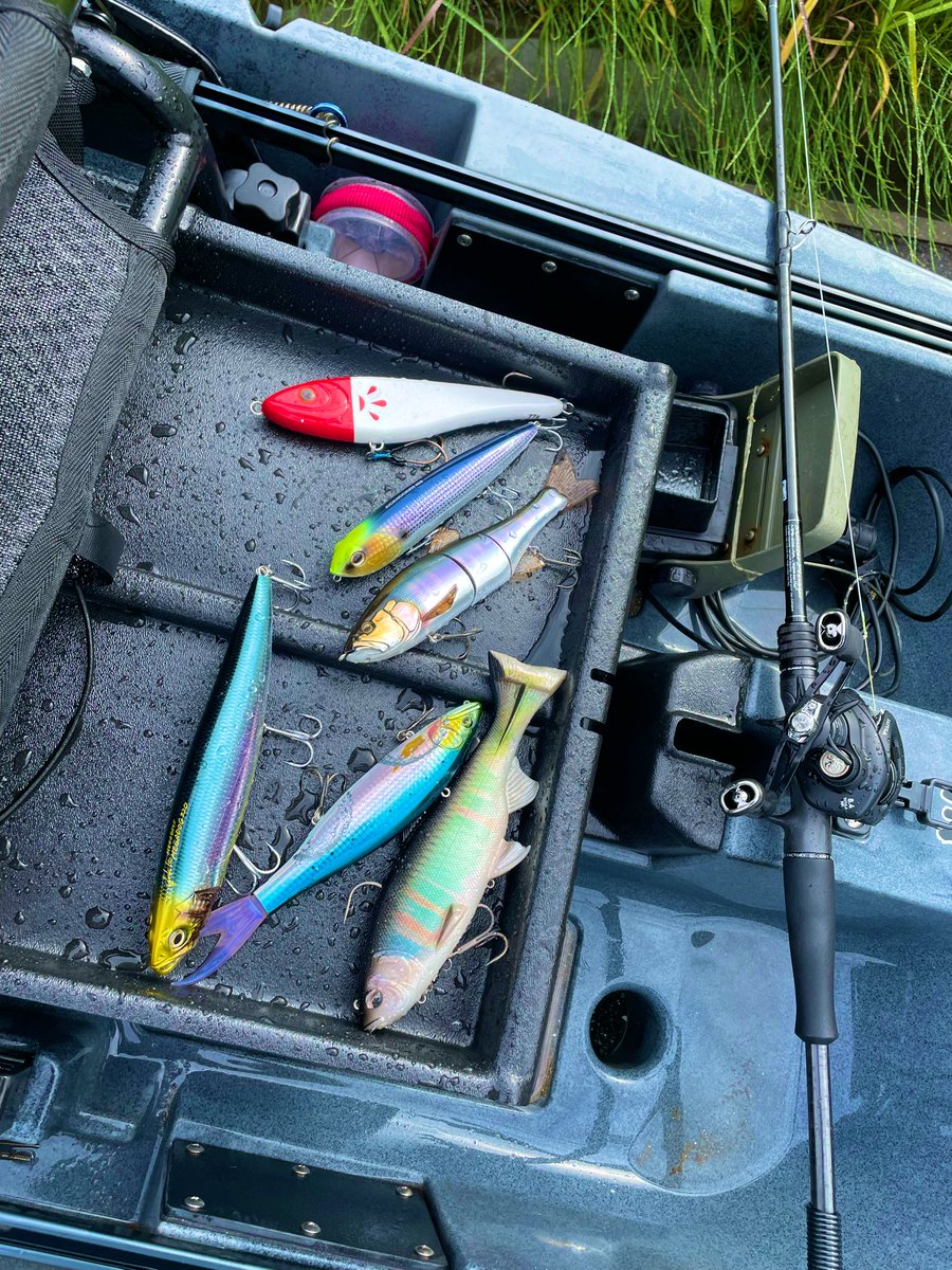 tfh1124's tweet photo. 今日は昨日よりコノシロもシーバスもめちゃくちゃ魚探に映るし、ボイルも散発してるのに何故か喰わない日でした...。
11時から風が上がる予報だったので、これで最後の流しにしようとvtジャックを巻いてるとバイトがようやく得られ、なんとかボウズは回避できました😇 https://t.co/w4w7JNmAgU