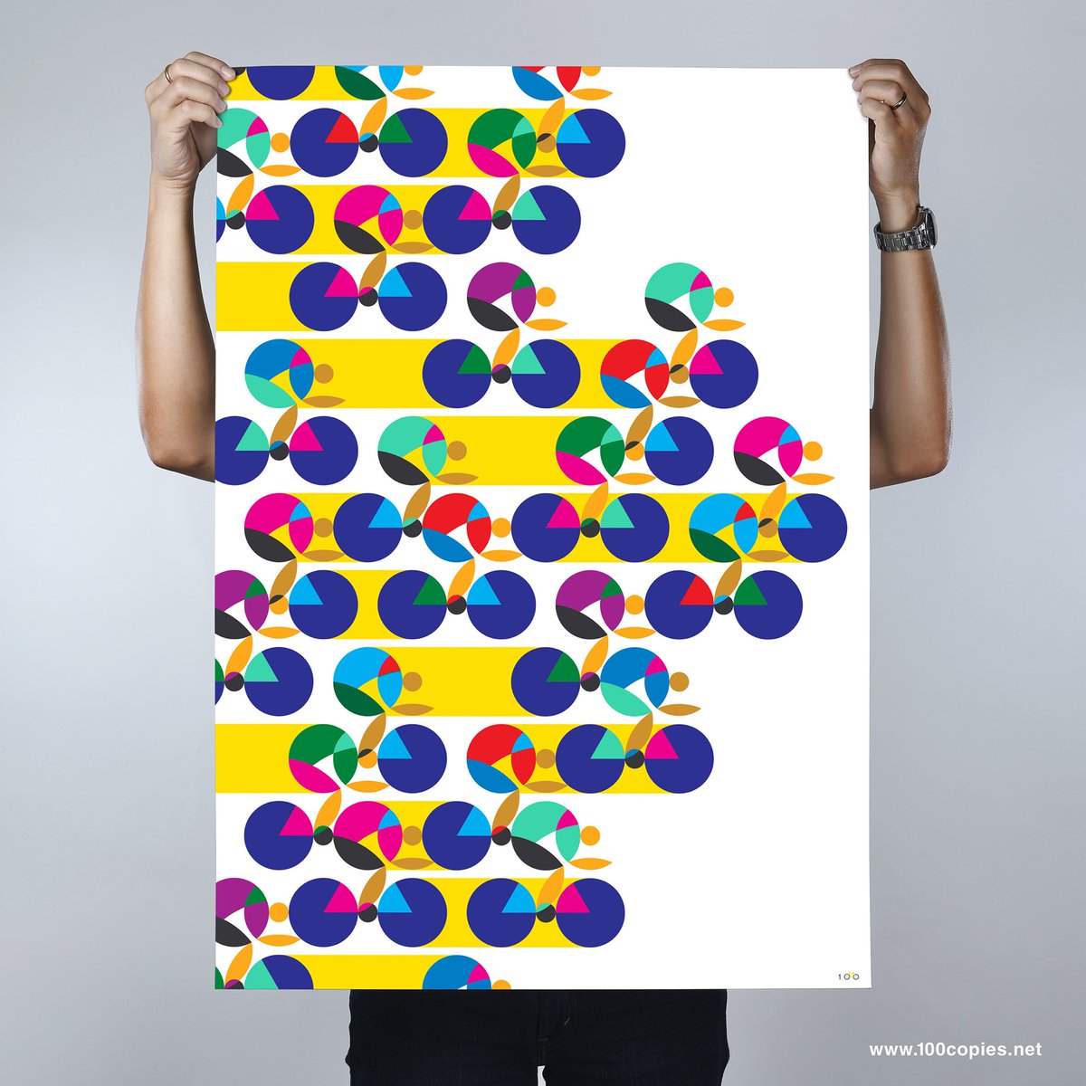 100copies Bicycle Art tweet media