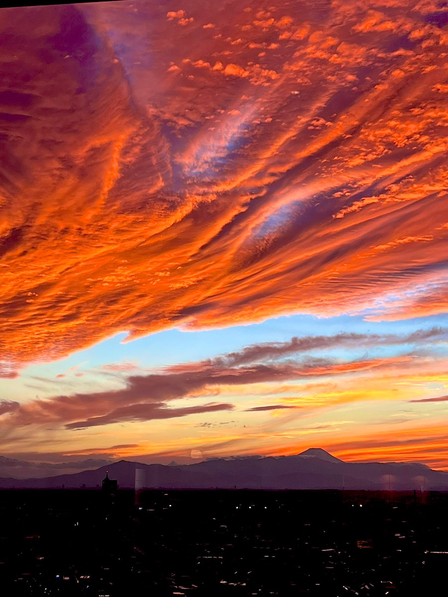 キャロットタワー 🥕今日のサンセット🌇 #三軒茶屋 【三茶🈳情報】 4日