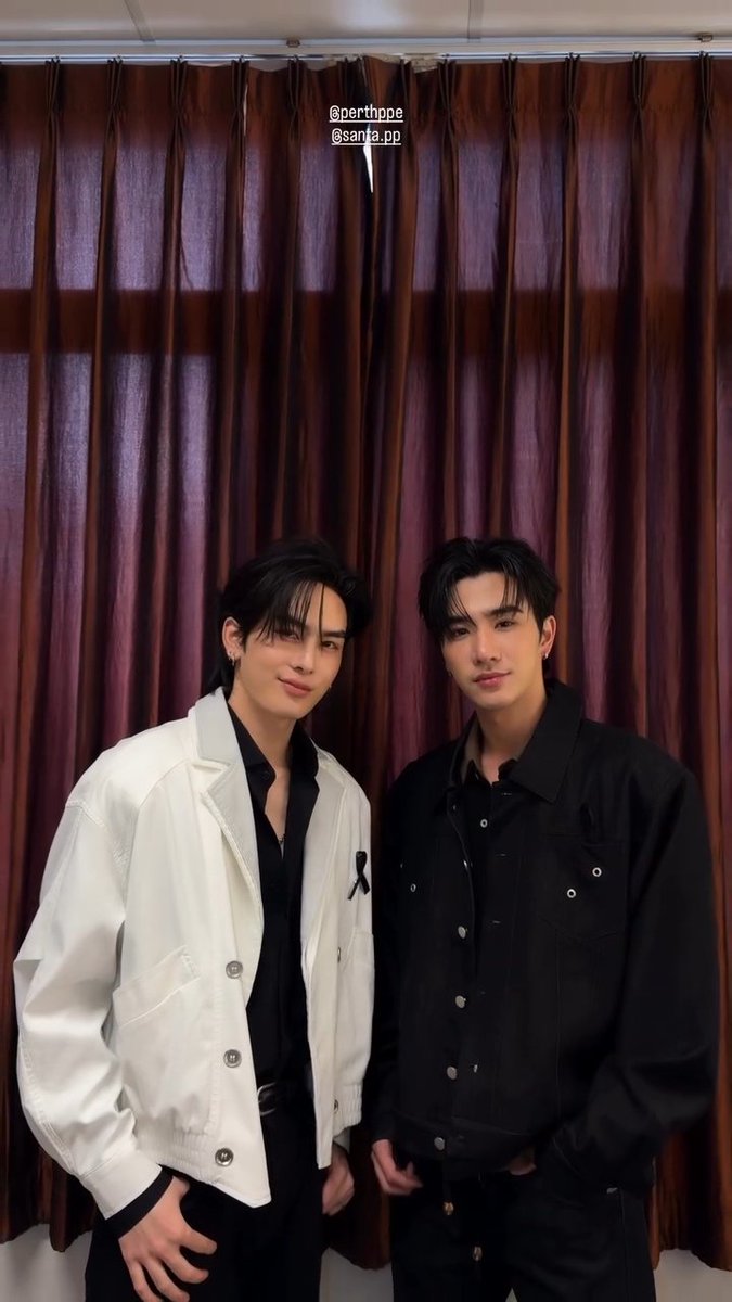 boonzoonlee's tweet image. เพิร์ธแซนต้า Perfect Match หล่อ เท่ห์ เหมาะสมกันสุด 😎🖤🤍

IGS : palmpampass

PERTHSANTA CMI PETMARTFAIR

#NekkoxPerthSantainChiangMai
#PerthSanta #เพิร์ธแซนต้า
#PerthTanapon #Santapp