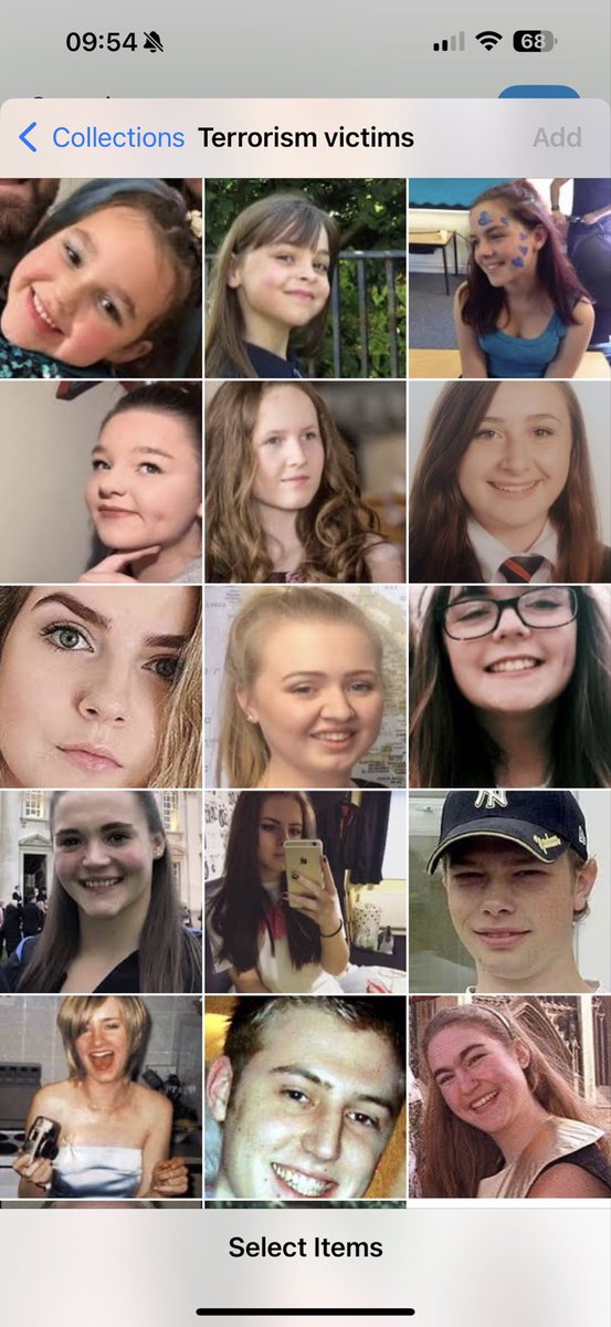 GB Victims of Islamic Terrorists, lots of names missing off this list because the killers were deemed mentally ill etc 

Elsie Dot Stancombe, 7, 

Alice da Silva Aguiar, 9, 

Bebe King, 6, 

Saffie Roussos, 8

Olivia Page Campbell-Hardy, 15,

Sorrell Leczkowski 14

Megan Hurley