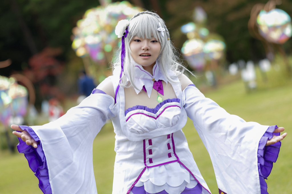 ⚠︎Cosplay/rezero ｴﾐﾘｱ

｡.ꕤ………………………………………..ꕤ.｡

           「おいで、スバルっ！」

｡.ꕤ………………………………………..ꕤ.｡

📸→ぷろひまさん（<a href="/pro_hima12/">ぷろひま</a> ）

 #コスオール  #ぴよcos