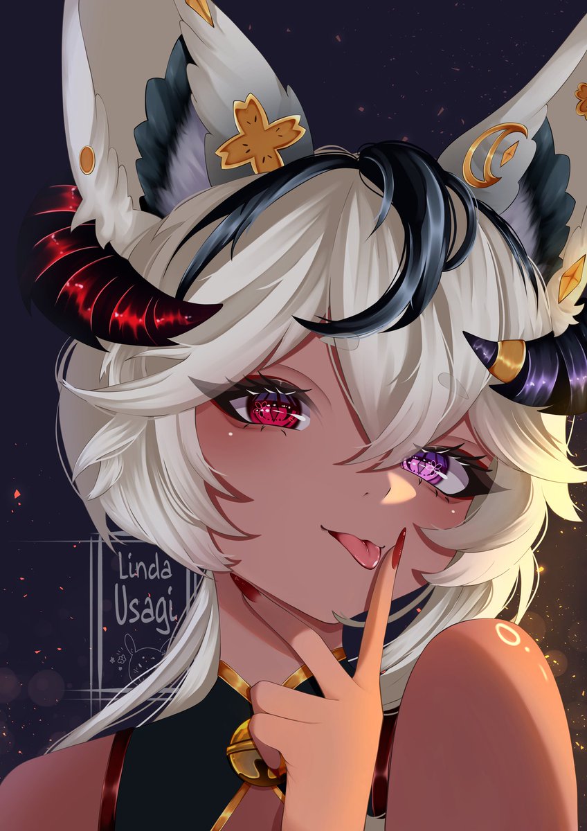 Usagi_artx3's tweet image. Comm done for @Lyra18plus x3 ♡ thank u soo much for yet another comm x33 ♡♡ 2 more to go x3
#comm