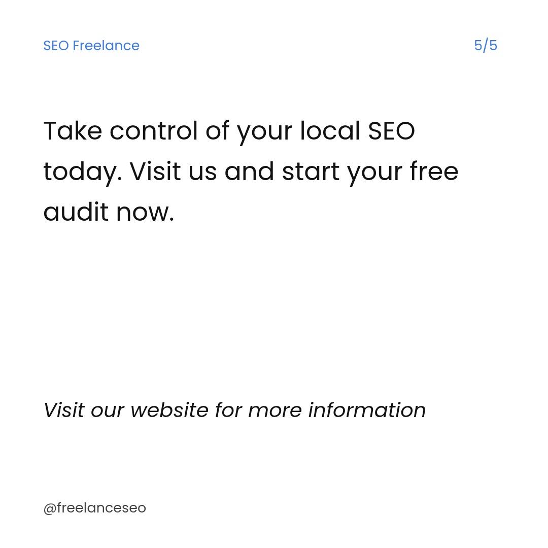 freelanceseo's tweet image. #LocalSEO #GoogleMaps #SEOaudit #SEOFreelance #LocalMarketing #SmallBusinessSEO