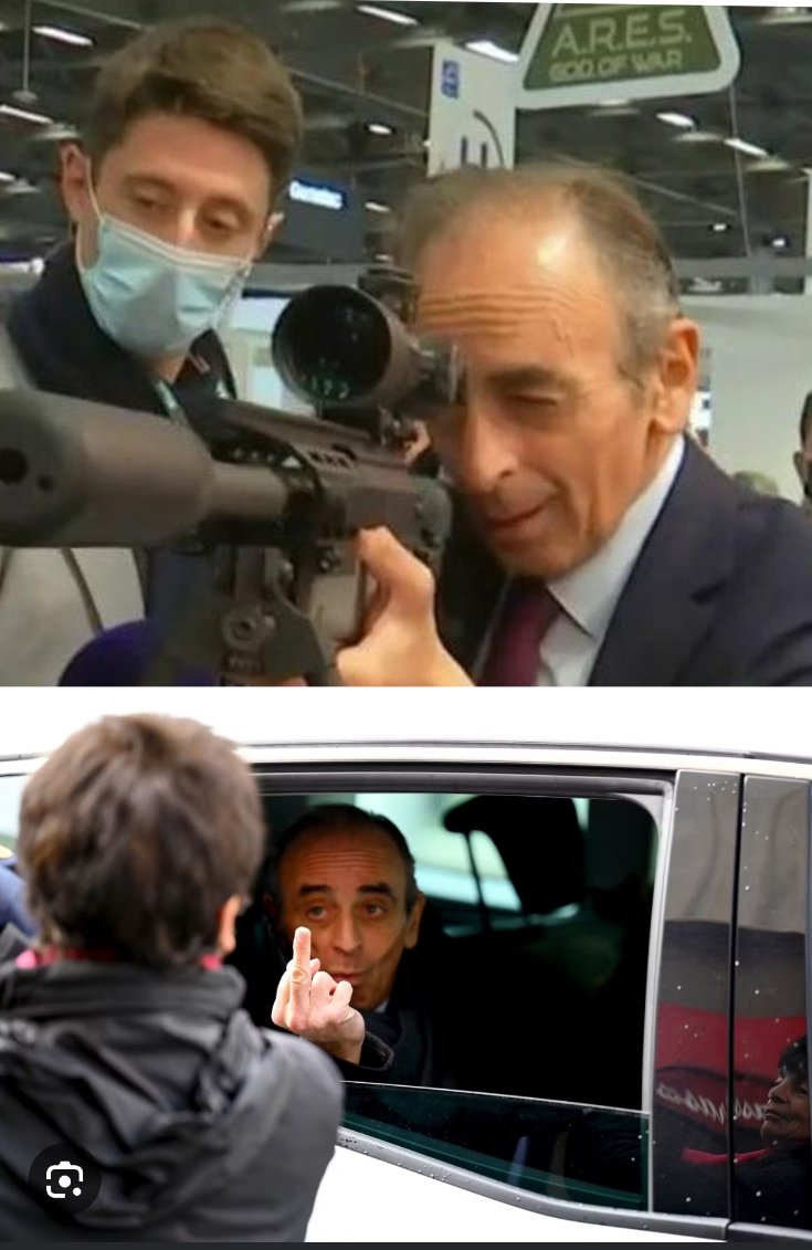 <a href="/GillesBastard06/">Bastard Gilles 🇫🇷</a> <a href="/ZemmourEric/">Eric Zemmour</a> ne veut pas gagner. La preuve, c'est qu'il se donne un mal de chien, pour cultiver une image de zigoto, de clown inéligible.
De rien 🕵🏻‍♀️😬