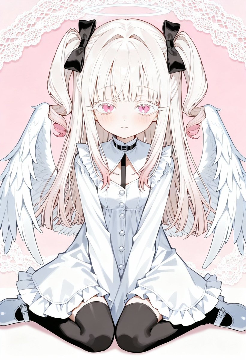 #第一回うちのこorテイストコンテスト #DaysAI

2日目のテーマは【Pure or Elegant】とのことでしたので、シンプルにPureな天使ちゃんで企画参加させて頂きます🤍