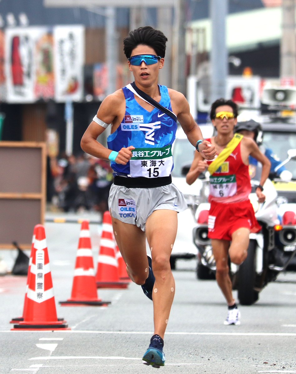 maco_min's tweet image. 2025.11.02
第57回全日本大学駅伝対校選手権大会
7区　南坂柚汰　選手（東海大学）①　
#GoTOKAI
#全日本大学駅伝
#全日本駅伝