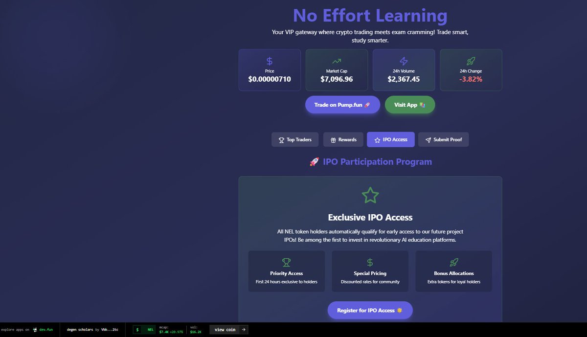No Effort Learning tweet media