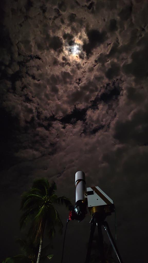 Spent a night camping on archaeological site which also have a really dark sky. No luck with any comets but was lucky enough to get clear(*ish) sky and get to see the meteor shower!