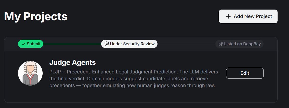 JudgeAgents's tweet image. PLJP built on @BNBCHAIN 

Submitted to dAppBay!