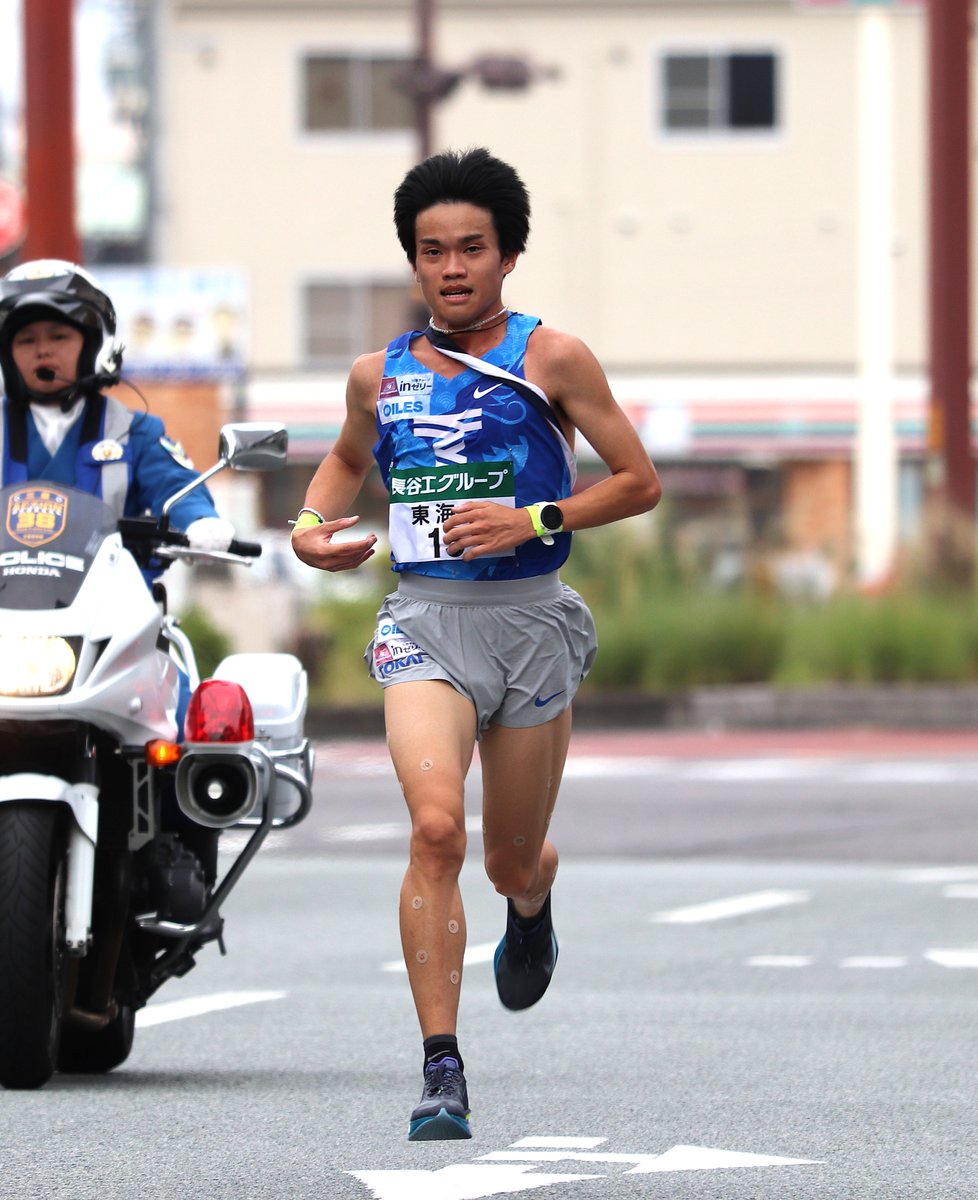 maco_min's tweet image. 2025.11.02
第57回全日本大学駅伝対校選手権大会
6区　平井璃空　選手（東海大学）①　
#GoTOKAI
#全日本大学駅伝
#全日本駅伝