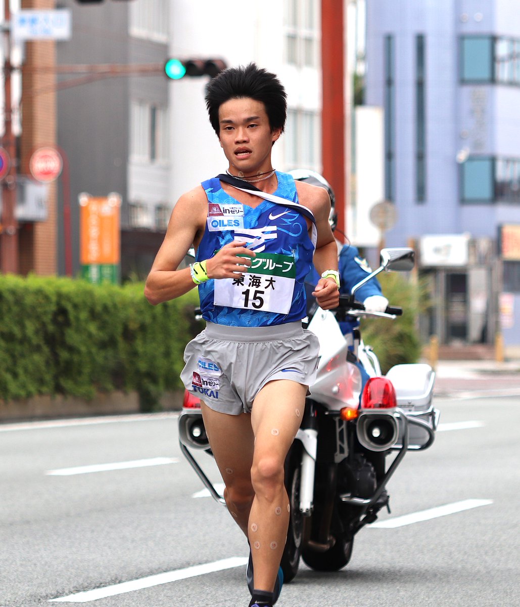 maco_min's tweet image. 2025.11.02
第57回全日本大学駅伝対校選手権大会
6区　平井璃空　選手（東海大学）②　
#GoTOKAI
#全日本大学駅伝
#全日本駅伝