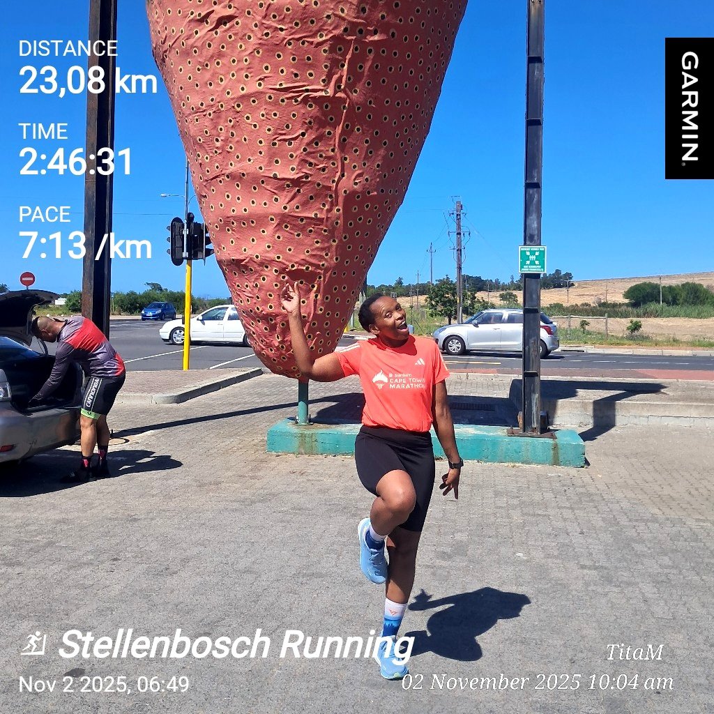TitaMcunukelwa's tweet photo. kwathiwa distances ngu 23km and 30km
ndathi 23 u-right for mna 😒
Nov account e butswe 🏃♀️
#Running
#RunningBuddies
#IPaintedMyRun
#FetchYourBody2025
#Coffee https://t.co/ZbXnLGpicX