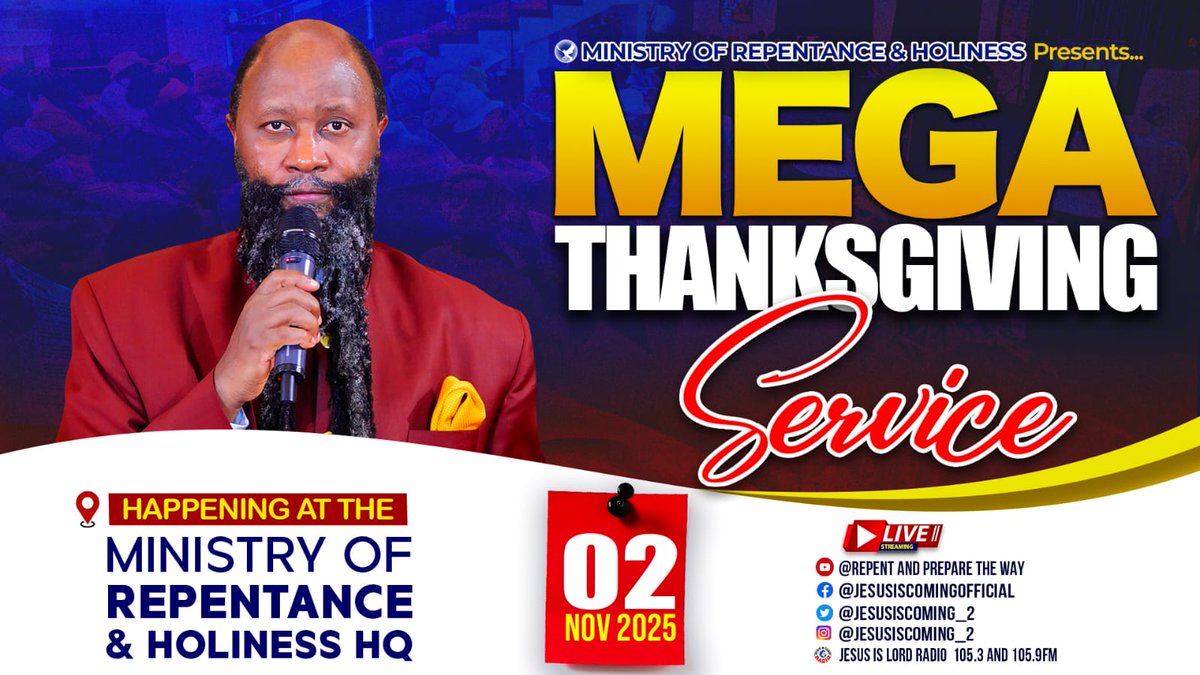 JOSEPHINEIBUNYU's tweet photo. This is the right place to receive the right message that  will help us to prepare for the Glorious Kingdom of GOD. I am following from Kampala Uganda. Where are you following from?#MightyThanksgiving https://t.co/NUwwu01KPN