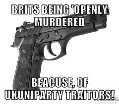 Jo15437Joseph's tweet photo. If #Huntingdon turns out to be a #JIHADIST ATTACK as WE #BRITS, highly, SUSPECT. Then, #UKUNIPARTY. THIS, is the 'FINAL STRAW' We DEMAND the #LegalRightToBearSidearmsInTheUK. THE BLAME, lies FIRMLY, at YOUR FEET! We will be your #helplessvictims, NO LONGER!! NO MORE!!! #LastStraw https://t.co/xPua5FOeGh
