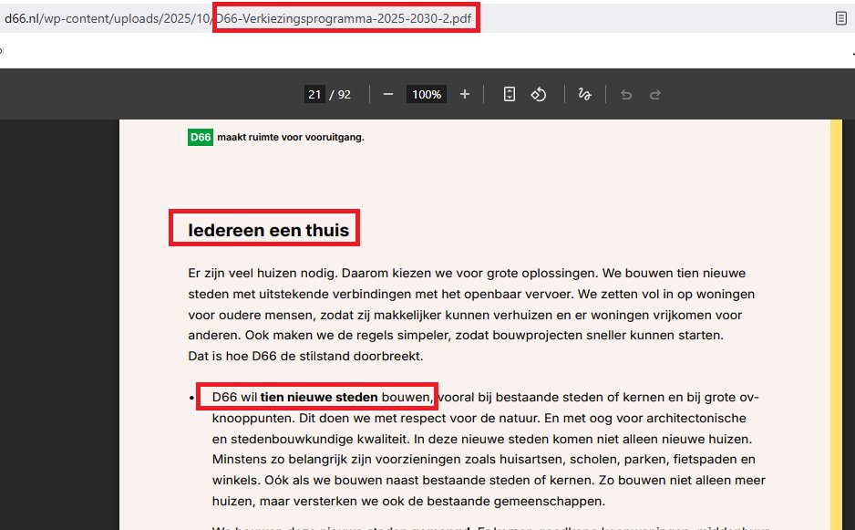 #kiezersbedrog <a href="/RobJetten/">Rob Jetten</a> #D66 #verkiezingen2025 #verkiezingen
Aha, die 10 nieuwe steden moeten dus "metaforisch" gezien worden?🤣
Het D66 verkiezingsprogramma zegt echter totaal iets anders 👇👇👇.
Ik vrees nu dat dat hele verkiezingsprogramma dan metaforisch gezien moet worden.