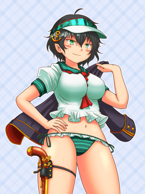 海と言えば海賊…と言えば村紗ちゃん⚓️
勿論トータス族の物語に関わってきます
なのでちょっと日焼けさせてみました