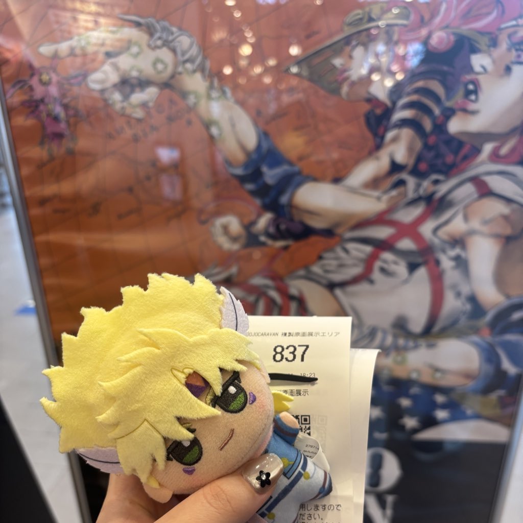 macpork8's tweet photo. ジョジョキャラバン大阪行った https://t.co/2hMPyZ6Dii