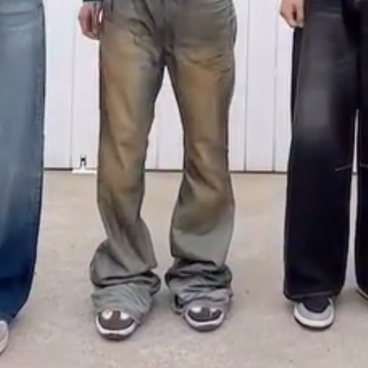 바지 길이 미치겠네