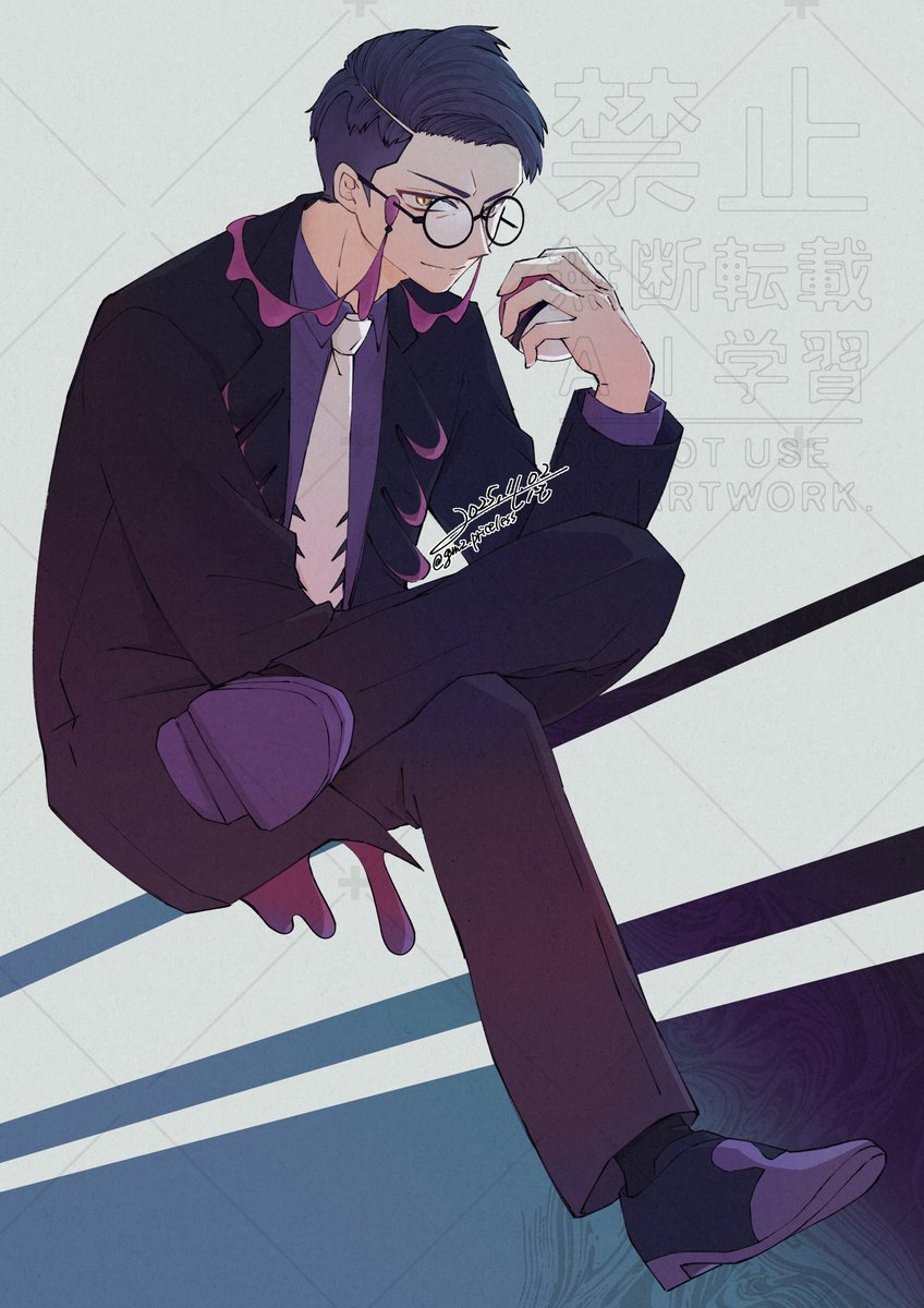 くろすけ◉ ML_LS TEE / INSANITY / BLACK - SAINT MXXXXXX (セントマイケル