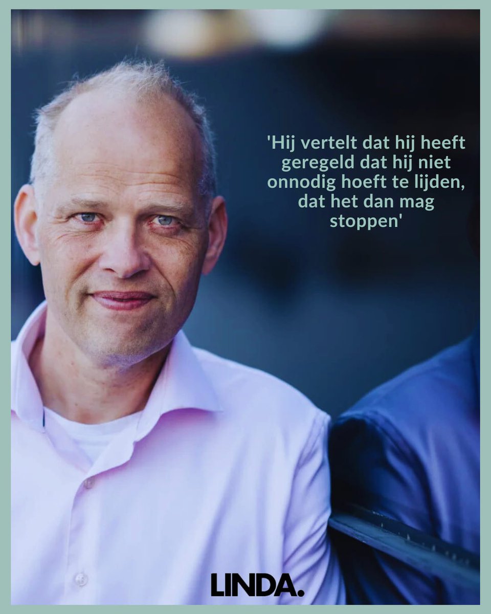 Euthanasie regel je niet op papier. Sterven is geen akte. 

Daarom: teken niet iets bij een notaris, maar ga naar je arts als je zaken wilt vastleggen rond je levenseinde. Niet op papier, maar in een gesprek.👇

linda.nl/column/sander-…